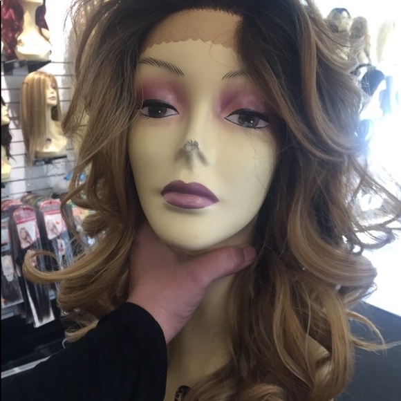 Ombré wig Romance Curl Swisslace Wig Lacefront New - Picture 2 of 7